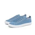 thumbnail image 1 of The Fashion Supply Skylar Canvas Women's Sneakers - Canvas Shoes for Women Sneakers, Comfortable Sneakers for Women, Light Denim with size 10, 1 of 5