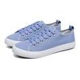 thumbnail image 1 of The Fashion Supply Skylar Canvas Women's Sneakers - Canvas Shoes for Women Sneakers, Comfortable Sneakers for Women, Light Blue with size 6, 1 of 6