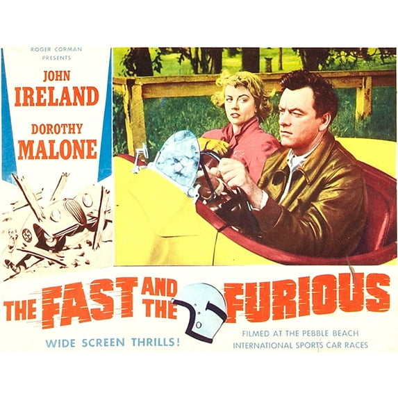 The Fast And The Furious Dorothy Malone John Ireland 1955 Movie Poster Masterprint (14 x 11)