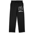 thumbnail image 1 of The Fast & The Furious Franchise Black Car and Logo Men's Black Sleep Pants-Small, 1 of 5