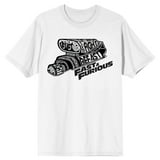 The Fast & The Furious Race Car Logo Men's White T-shirt - 5XL ...