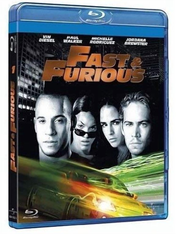 The Fast and the Furious (Blu-ray) Vin Diesel Paul Walker Michelle Rodriguez Jordana Brewster