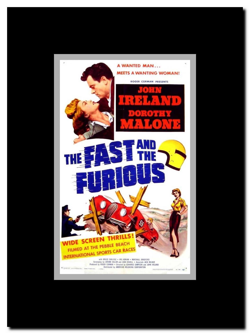 The Fast and the Furious Framed Movie Poster