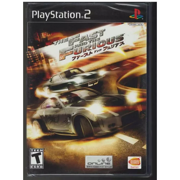 The Fast and the Furious PS2 (Namco-Bandai) (Brand New Factory Sealed