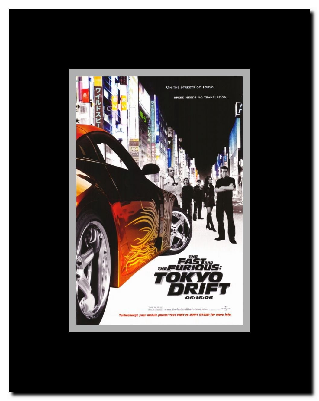 The Fast and the Furious: Tokyo Drift Framed Movie Poster