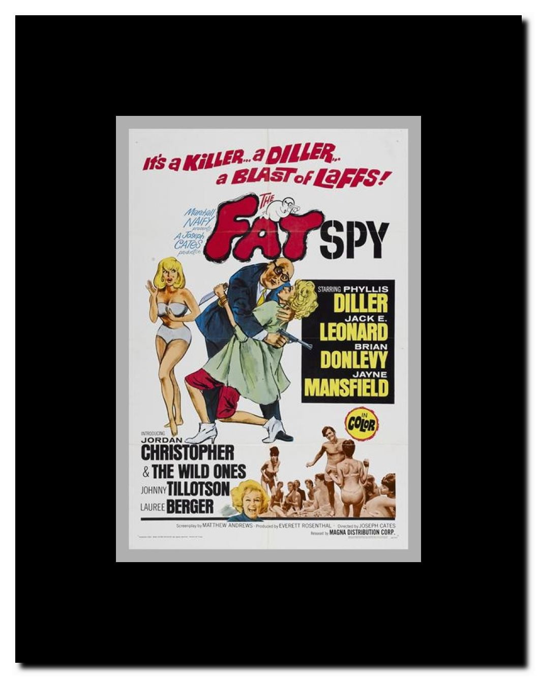 The Fat Spy Framed Movie Poster