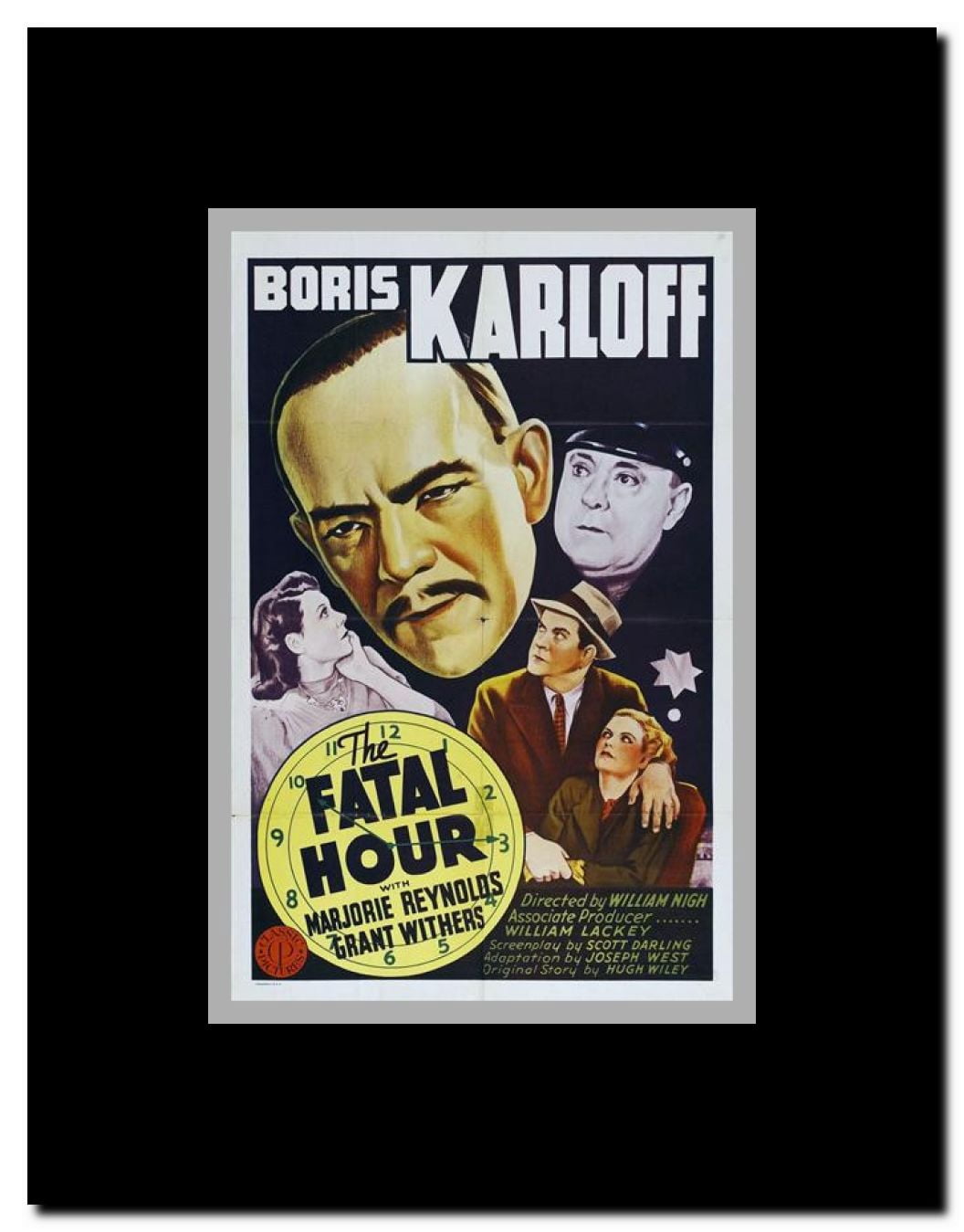 The Fatal Hour Framed Movie Poster
