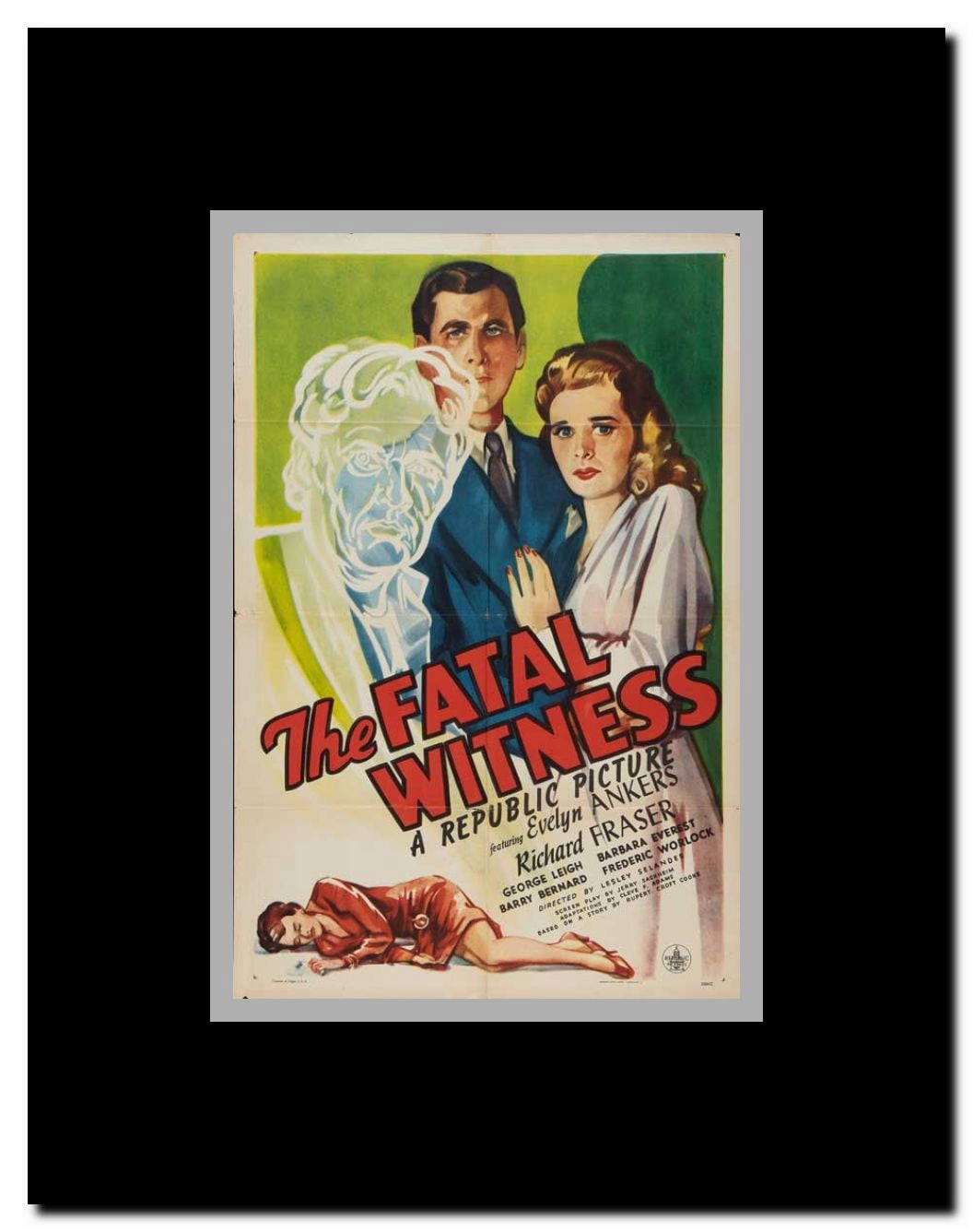The Fatal Witness Framed Movie Poster