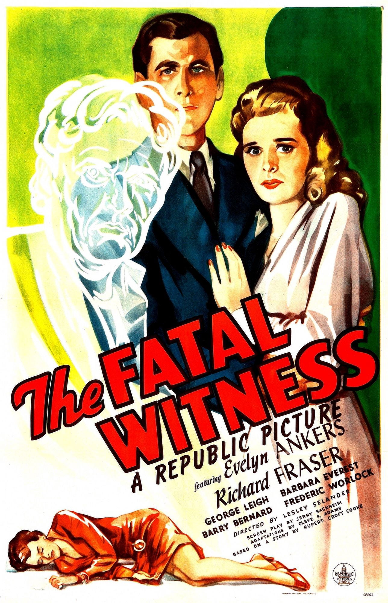 The Fatal Witness U Canvas Art - (24 x 36)