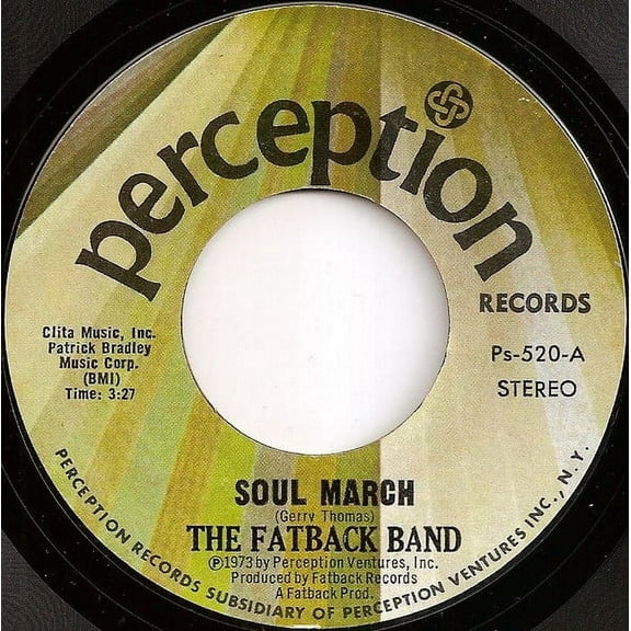 The Fatback Band Soul March / To Be With You (Vinyl, 7", 45 RPM)(new)