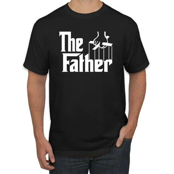 The Father Funny Movie Parody Husband Dad Daddy Boyfriend Gift | Mens Father's Day Graphic T-Shirt, Black, X-Large