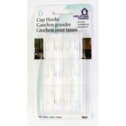 The Faucet Queen FQ50401 Cup Hooks White 8 Piece