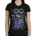 thumbnail image 1 of The Fault In Our Stars Some Infinities Juniors Black T-Shirt | M, 1 of 1