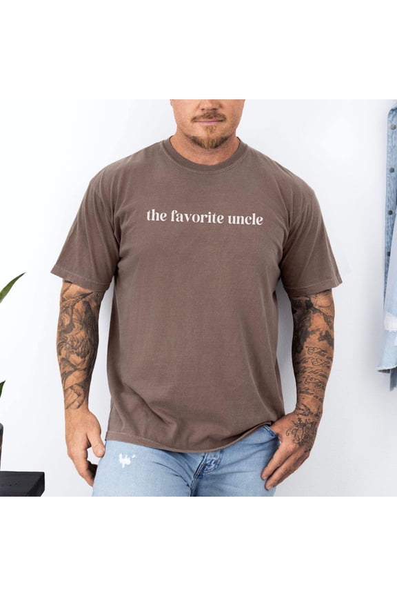 The Favorite Uncle Shirt, Cool Uncle T Shirt, Uncle, Family Favorite, New Uncle to Be, Pregnancy Announcement All Size S-5Xl