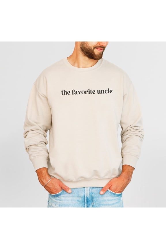 The Favorite Uncle Sweatshirt, Cool Uncle Sweatshirt, Uncle, Uncle Sweater, Uncle Crewneck, New Uncle to Be, Pregnancy Announcement All Size S-5Xl