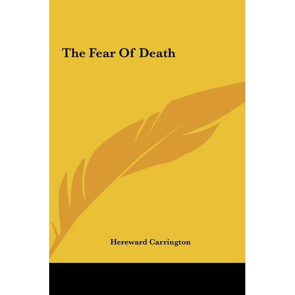 The Fear Of Death (Hardcover)