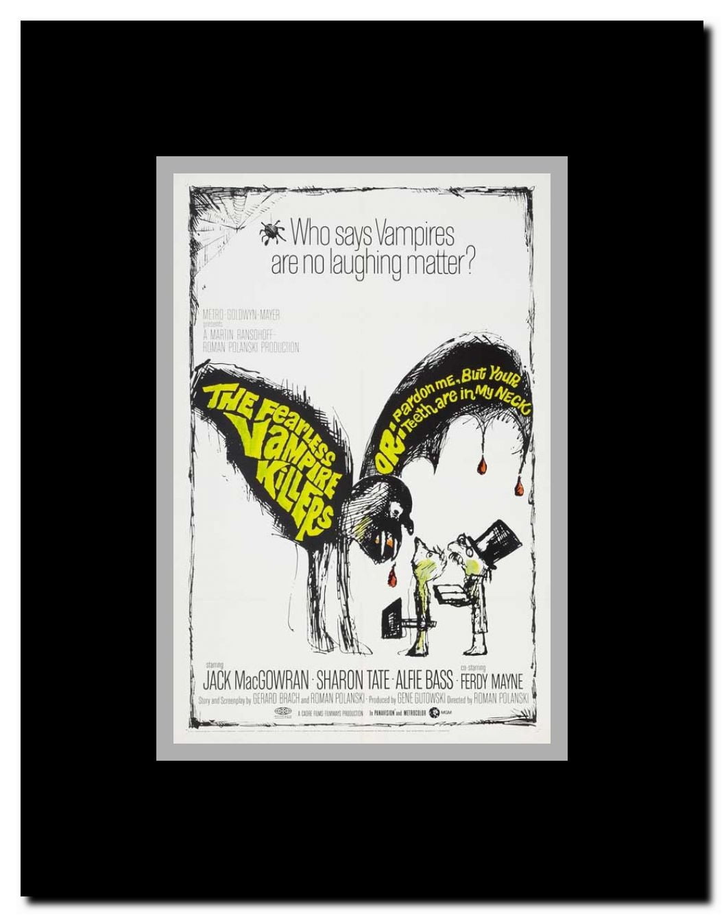 The Fearless Vampire Killers Framed Movie Poster