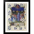 thumbnail image 1 of The Feeding of the Multitude 28x36 Large Black Wood Framed Print Art by Limbourg brothers, 1 of 2