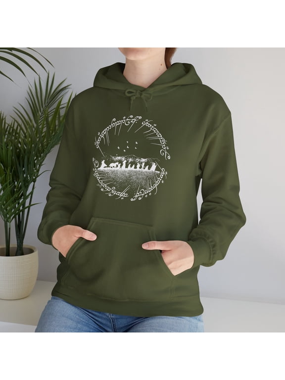The Fellowship Heavy Blend Hoodie, Lord of the Rings Sweathsirt, LOTR