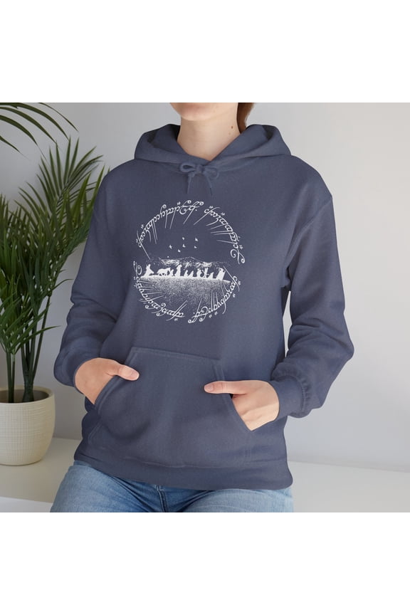 The Fellowship Heavy Blend Hoodie, Lord of the Rings Sweathsirt, LOTR