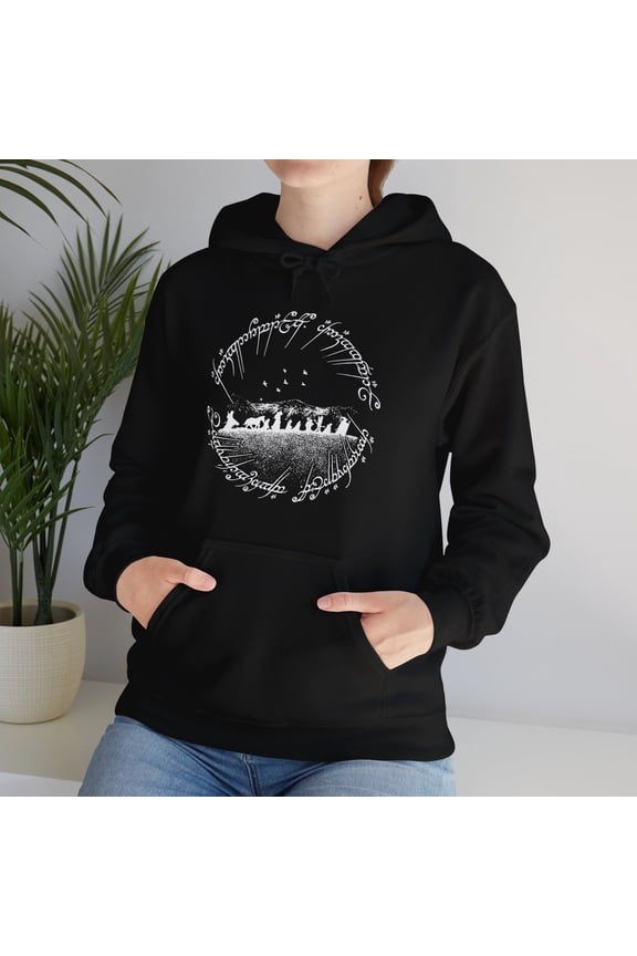 The Fellowship Heavy Blend Hoodie, Lord of the Rings Sweathsirt, LOTR