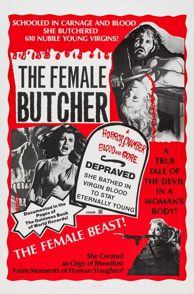 The Female Butcher Canvas Art - (11 x 17)