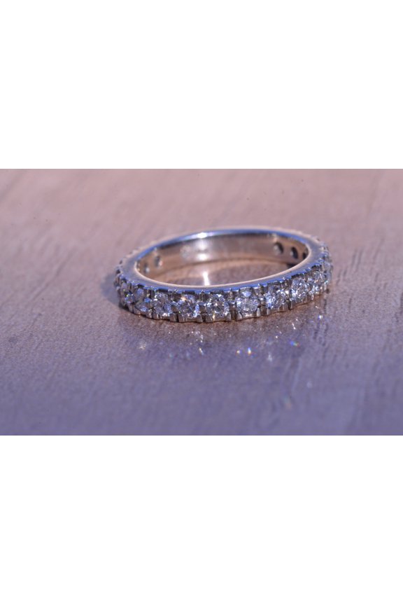 The Fenwick: Platinum & Diamond Stackable Ring Set With Diamonds