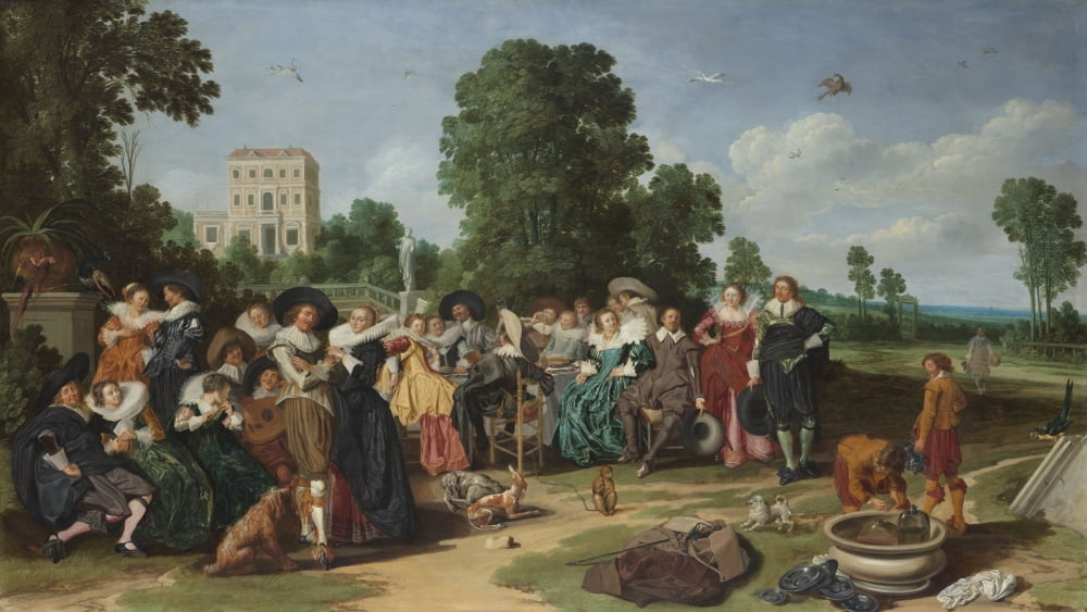 The Fete Champetre Canvas Art - (24 x 18)