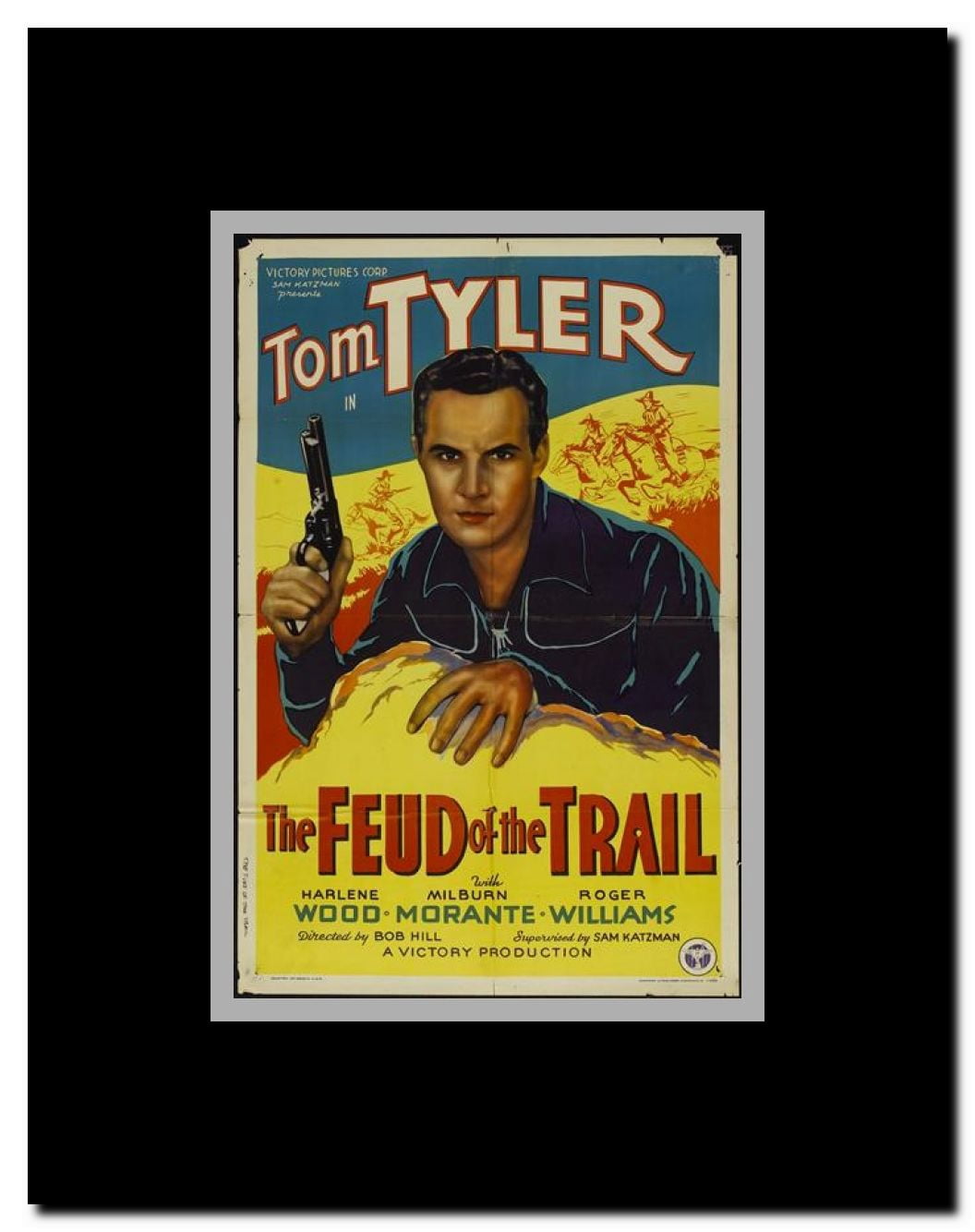 The Feud of the Trail Framed Movie Poster