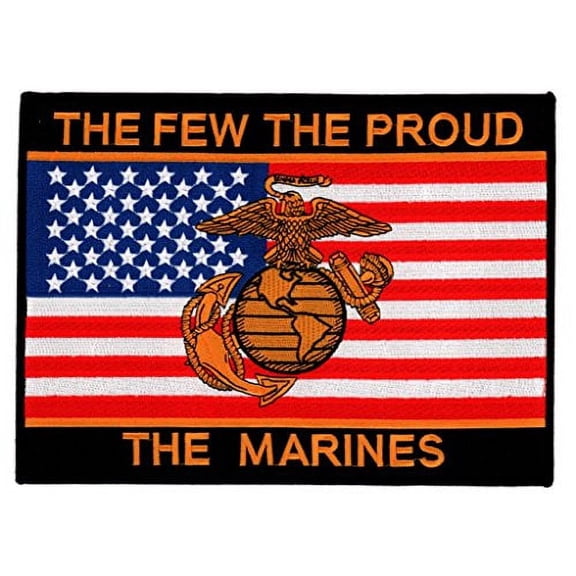 The Few The Proud The Marines Semper Fi Embroidered Back Patch Iron Sew RPPM8537