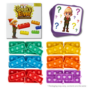The Fidget Game Sneaky Elves CVC Reading & Phonics Interactive Multisensory Word Flashcards Game for Pre-K to 2nd Grade