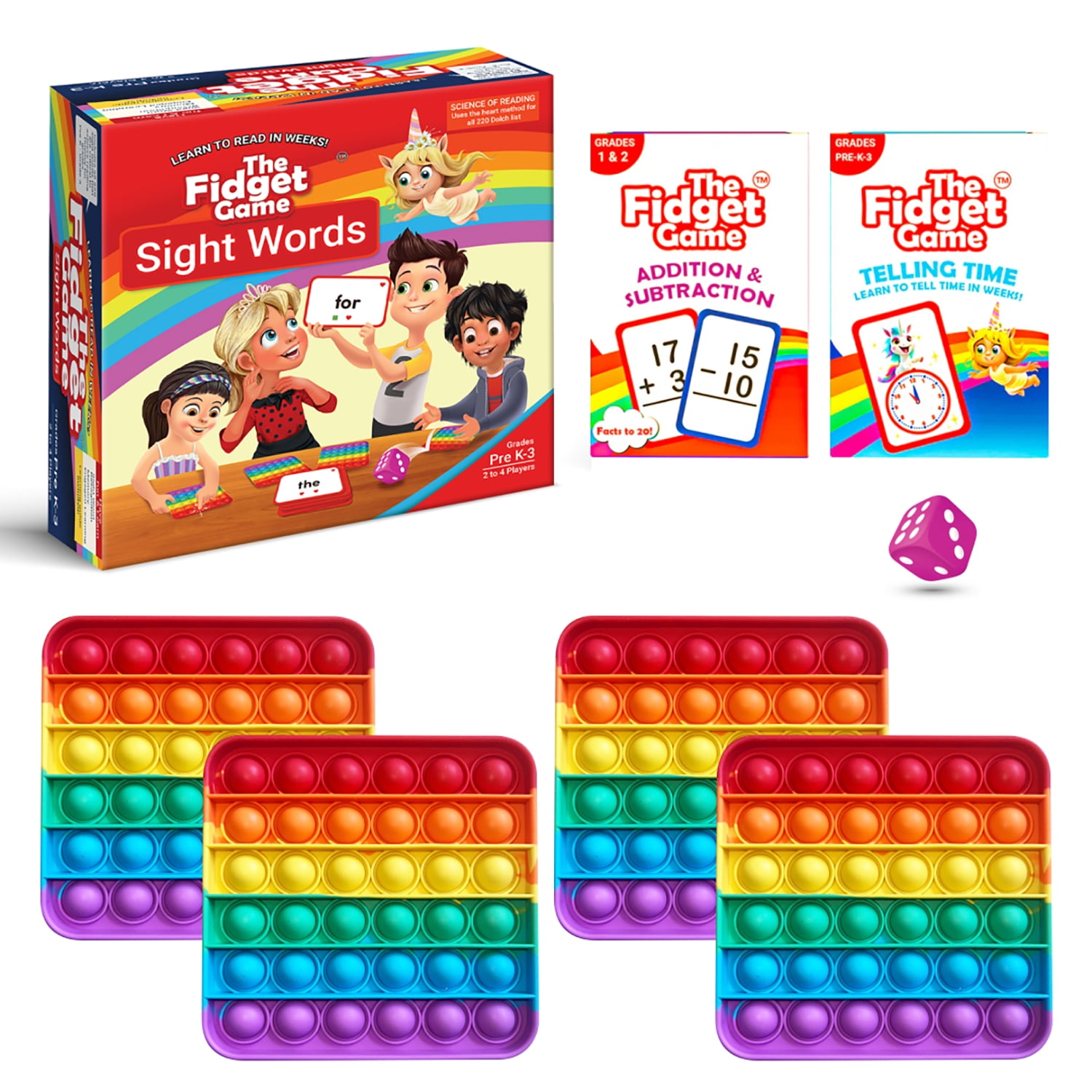 The Fidget Game Ultimate Grade 1 & 2 Learning Bundle