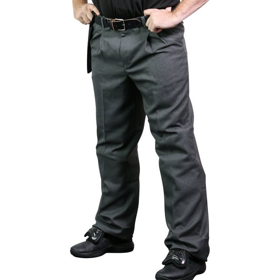 The Field Baseball Umpire Pants, 44" Waist, Grey