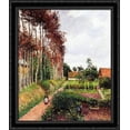 thumbnail image 1 of The Field by the Ango Inn, Varengeville 28x32 Large Black Ornate Wood Framed Canvas Art by Camille Pissarro, 1 of 2
