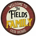 thumbnail image 1 of The Fields Family 14" Round Metal Sign Kitchen Game Room Decor 100140038265, 1 of 1