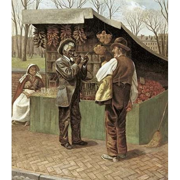 The Fifteenth Amendment / Civil Rights Poster Print by George Bacon Wood (10 x 12)