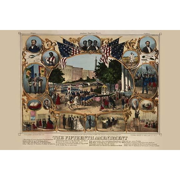 The Fifteenth Amendment- Fine Art Canvas Print (20" x 30")