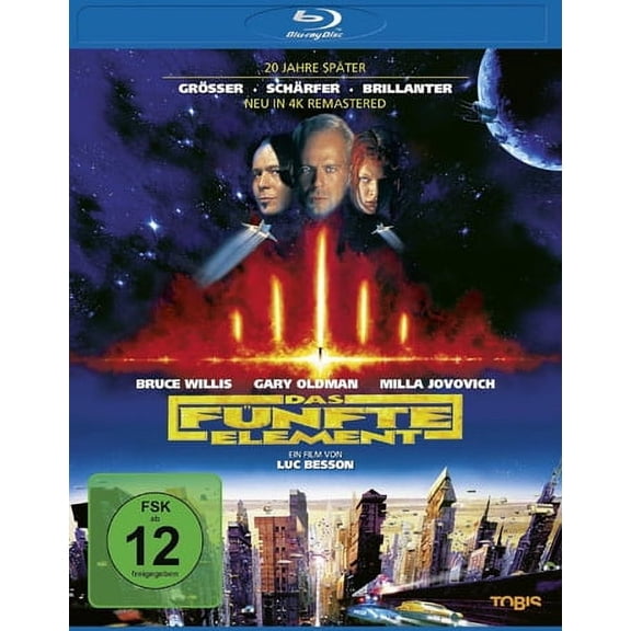 The Fifth Element (1997) [ Blu-Ray, Reg.A/B/C Import - Germany ]