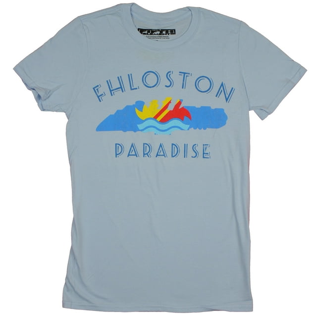The Fifth Element Mens T-Shirt  - Fhloston Paradise Postcard Retro Image (Small)