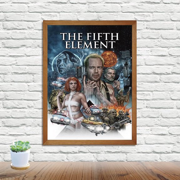 The Fifth Element Movie Retro Wall Art Print, Unframed Poster