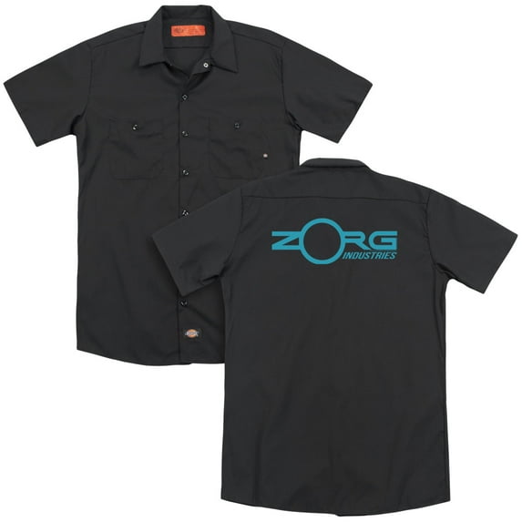 The Fifth Element Zorg (Back Print) Adult Work Shirt Black