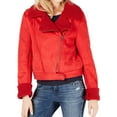 thumbnail image 1 of The Fifth Label Womens Sometimes Motorcycle Jacket, Red, Small, 1 of 3
