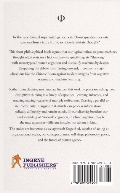 The Fifth Stage: Can Machines Think? A Functionalist Argument for Machine Consciousness Through Cognitive Diversity, (Paperback)