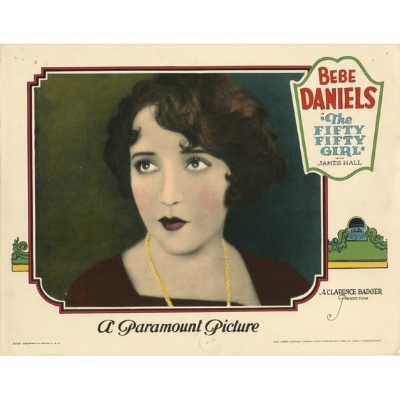 The Fifty-Fifty Girl Still (10 x 8)