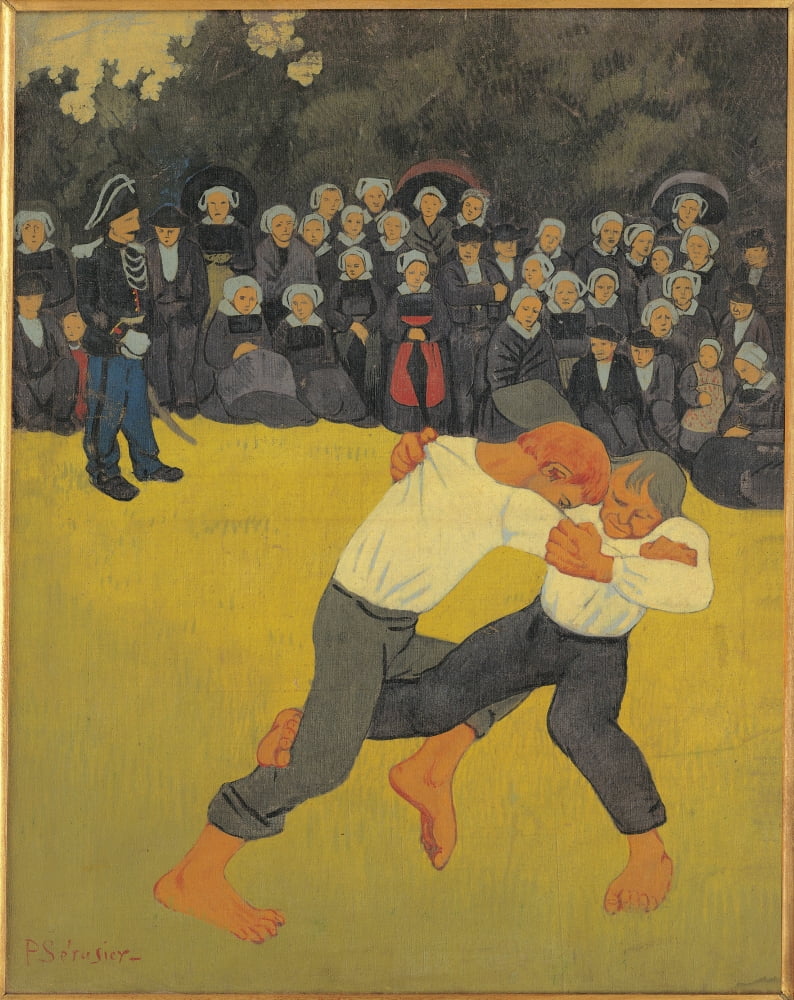 The Fight Canvas Art - (18 x 24)