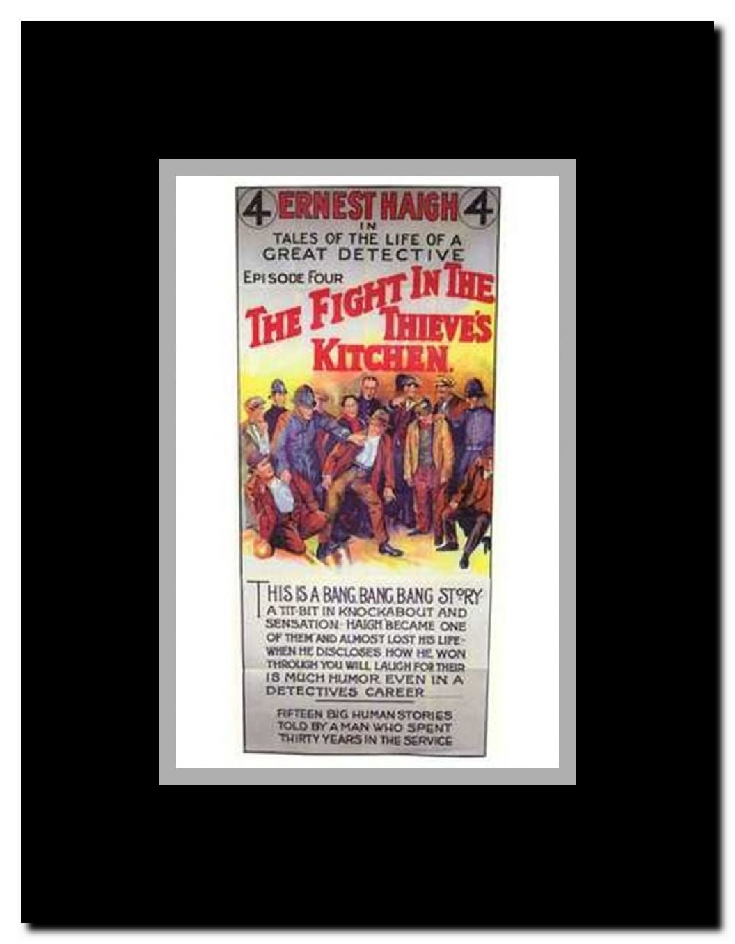 The Fight in the Thieve's Kitchen Framed Movie Poster