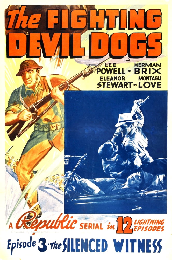 The Fighting Devil Dogs Canvas Art - (11 x 17)