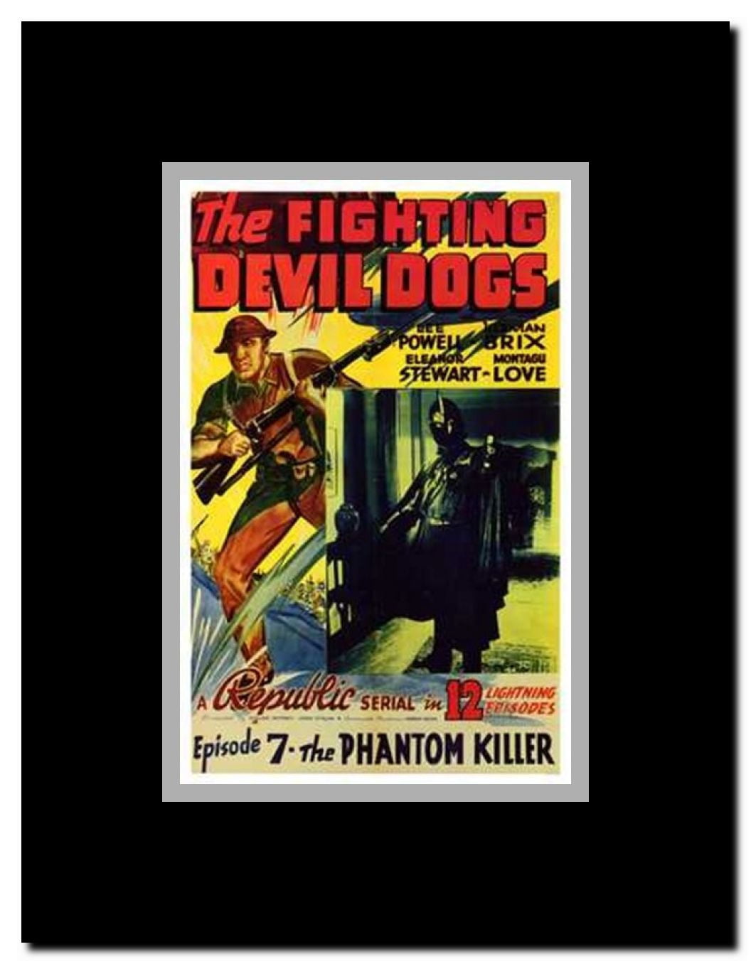 The Fighting Devil Dogs Framed Movie Poster