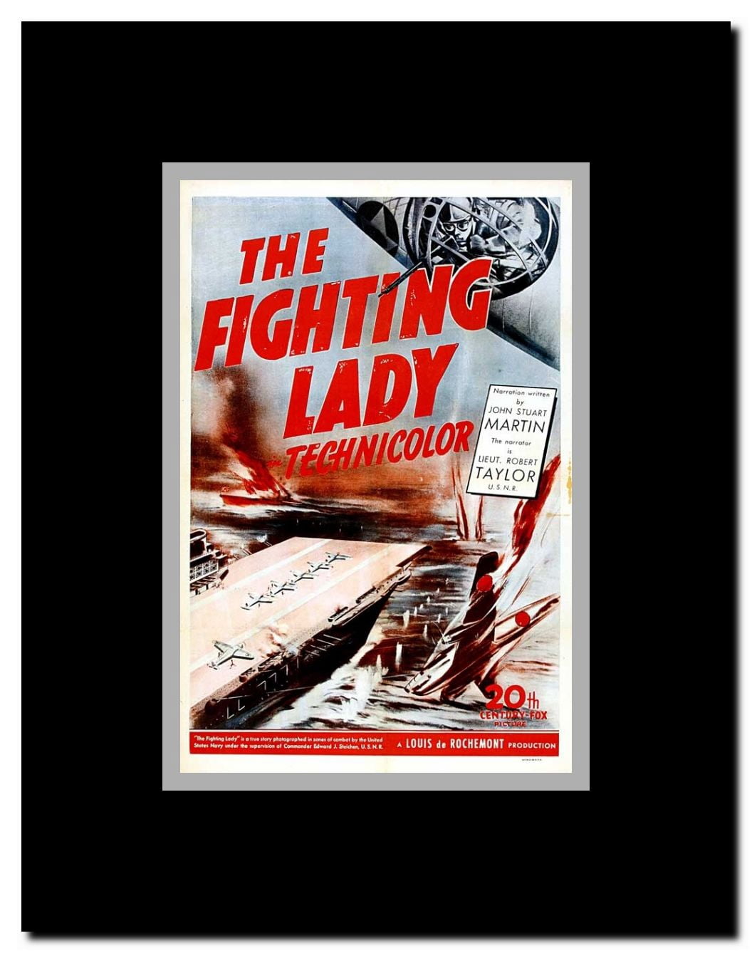 The Fighting Lady Framed Movie Poster