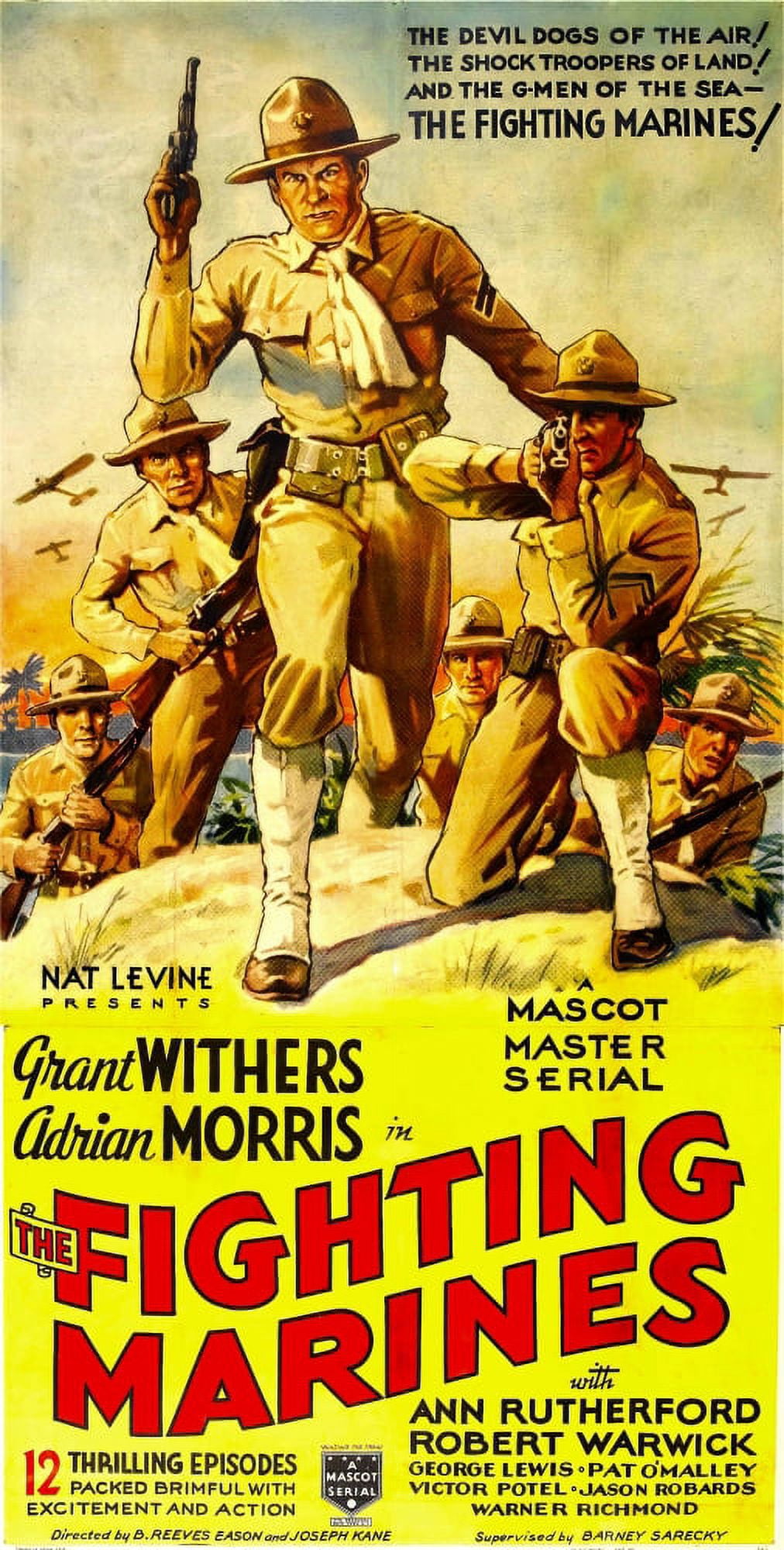 The Fighting Marines Canvas Art - (11 x 17)